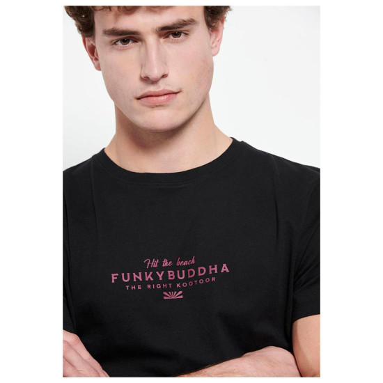 Funky Buddha Ανδρική κοντομάνικη μπλούζα